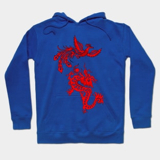 Phoenix Dragon Feng Shui Hoodie